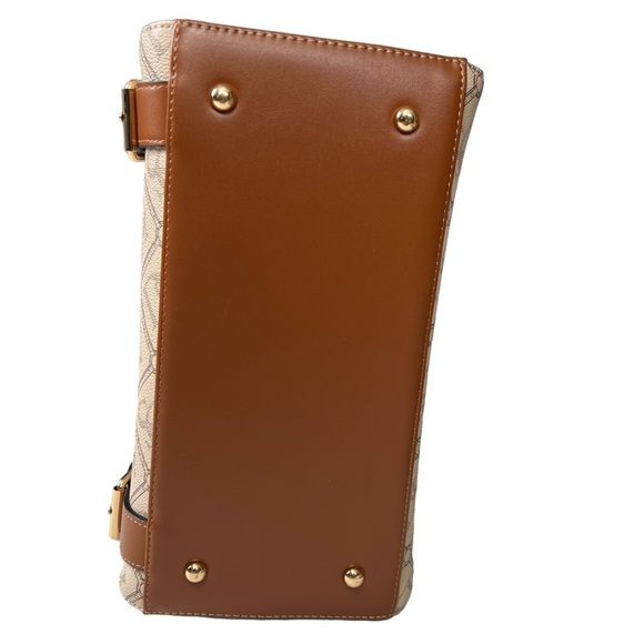 Dasein NWOT's - Womens Two-Tone Monogram Barrel Shoulder/Crossbody Purse - Picture 5 of 16